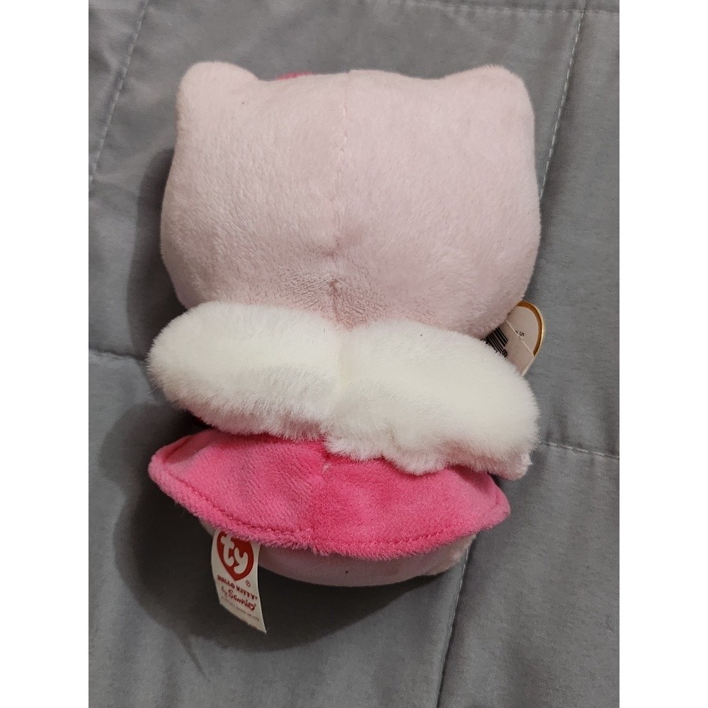 Ty Beanie Babies Hello Kitty Cupid Pink Dress Angel Wings Plush Sanrio 2011 - Picture 2 of 2